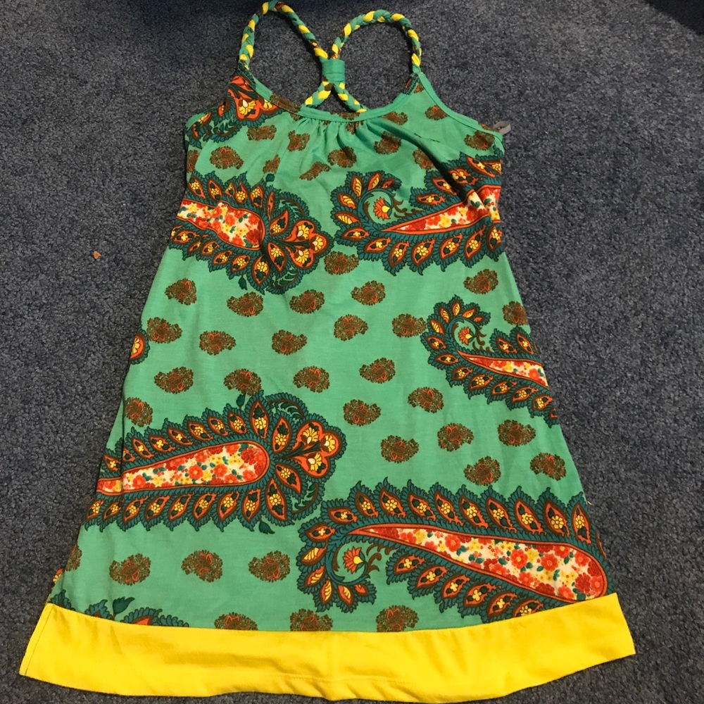 Colorful paisley tank